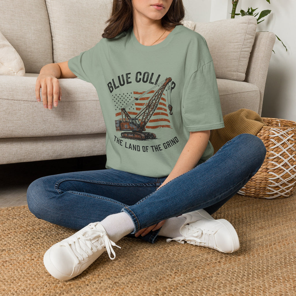 Blue Collar Land of the Grind T-shirt