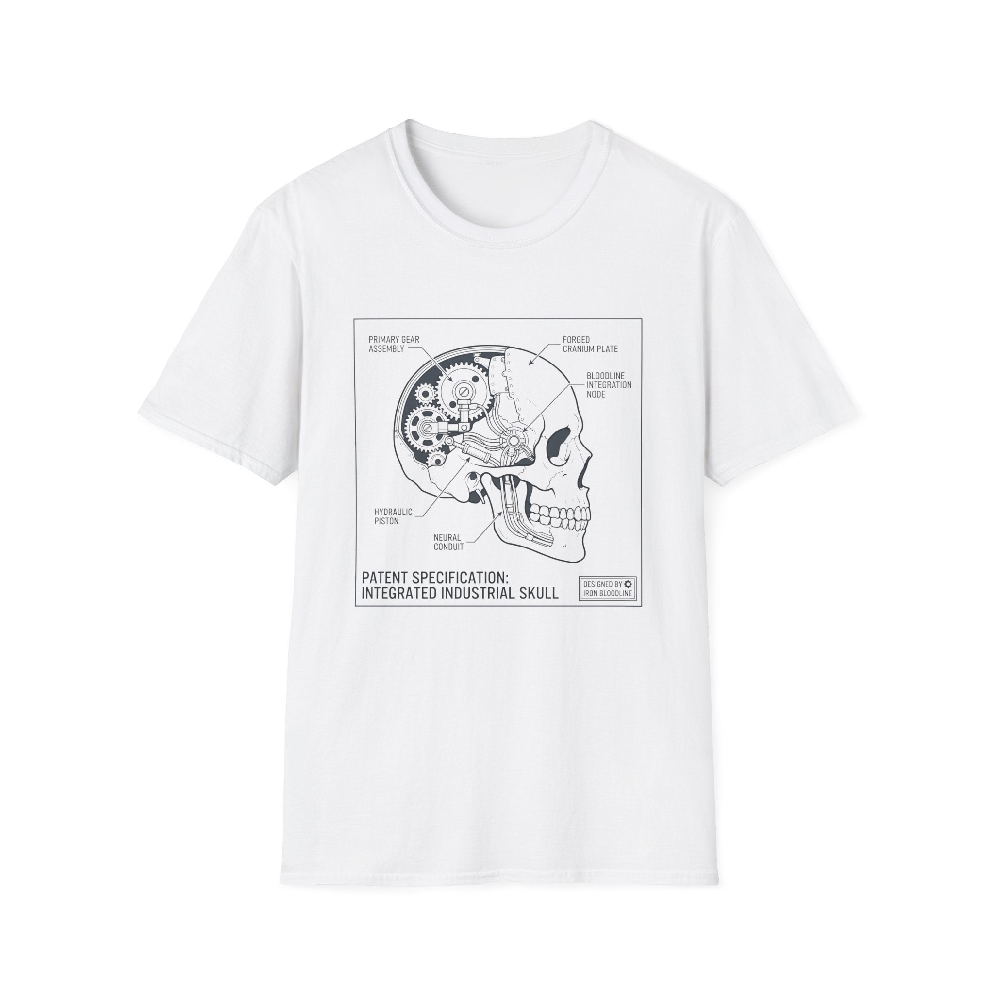 Integrated Industrial Skull T-shirt