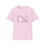 Excavator Line Art T-shirt