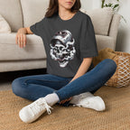 Welding Skull Graphic T-Shirt — Vintage Welder Helmet Design