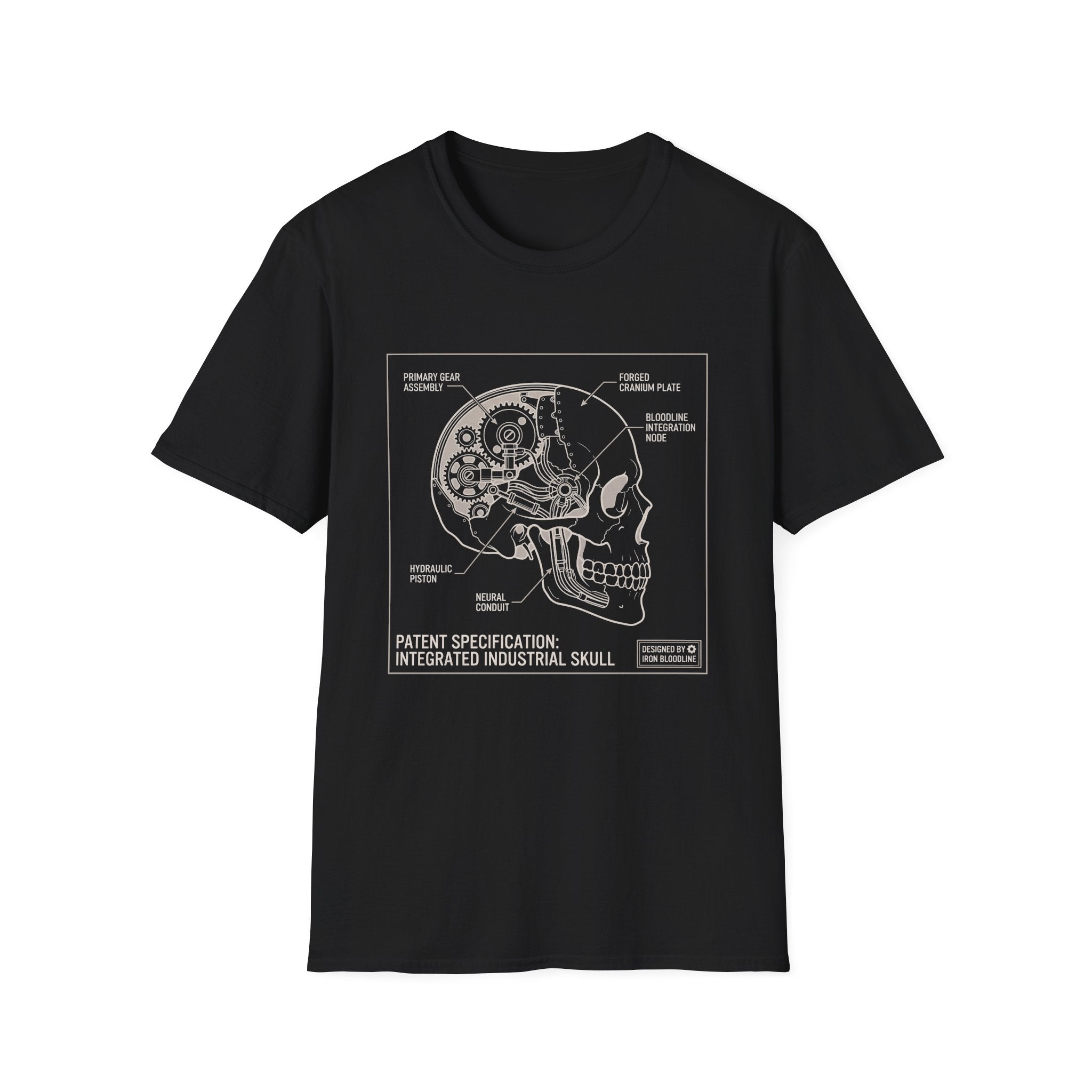 Integrated Industrial Skull T-shirt