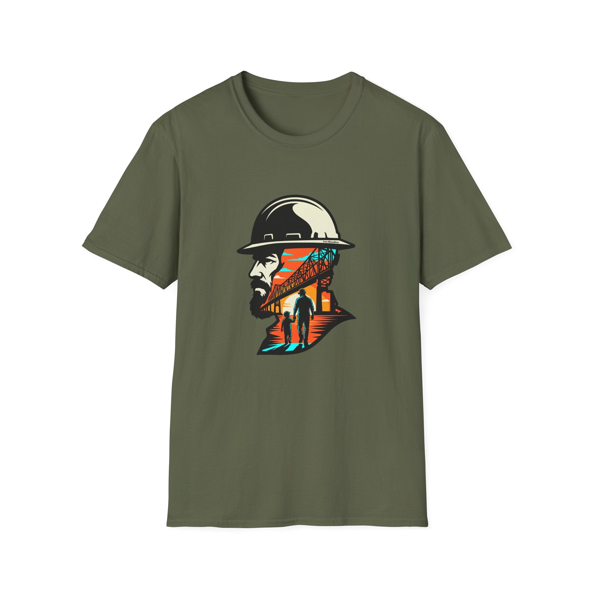 Blue Collar Father T-shirt