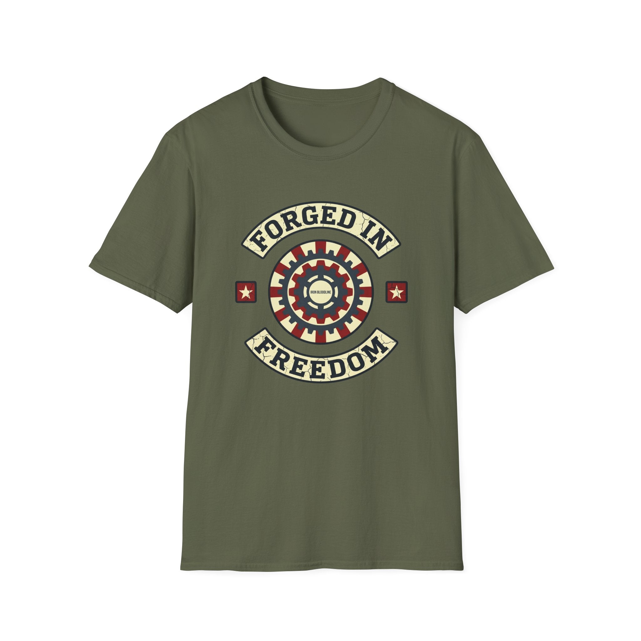 Forged In Freedom Gears T-shirt