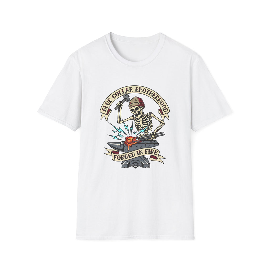 Blue Collar Brotherhood Forged In Fire T-shirt