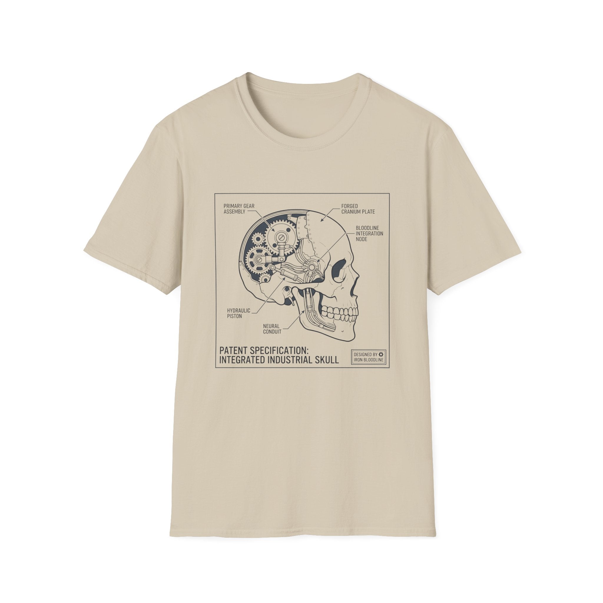Integrated Industrial Skull T-shirt