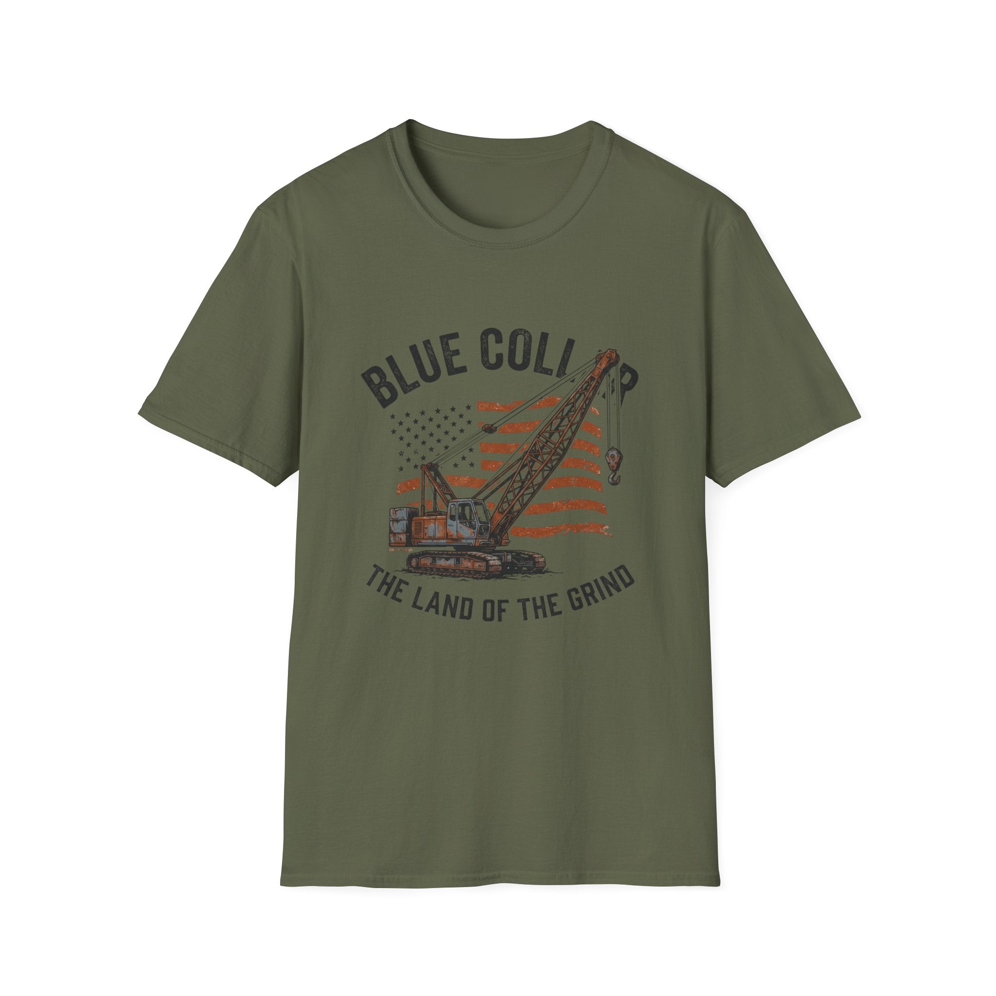 Blue Collar Land of the Grind T-shirt