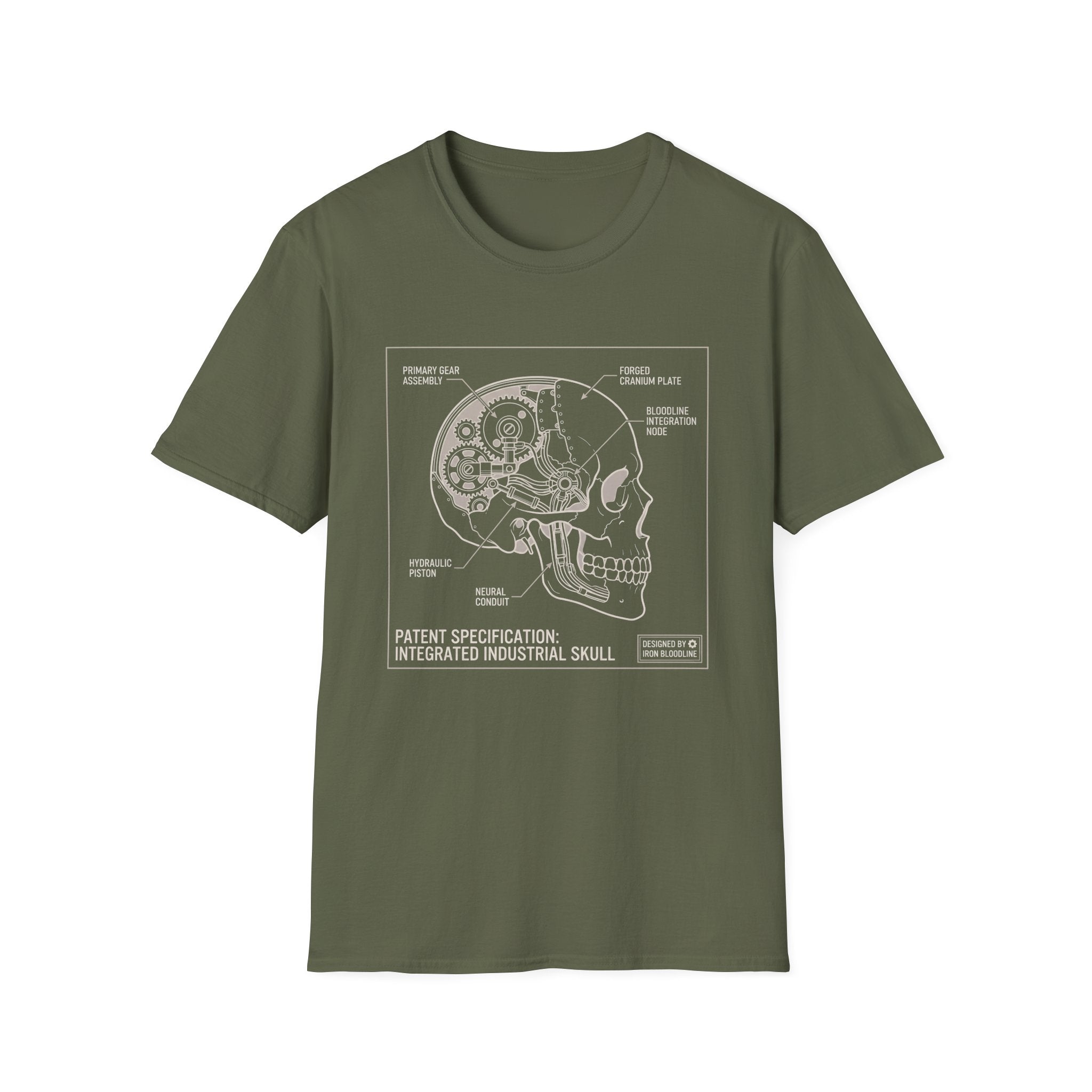 Integrated Industrial Skull T-shirt