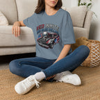 Red White Blue Collar T-shirt