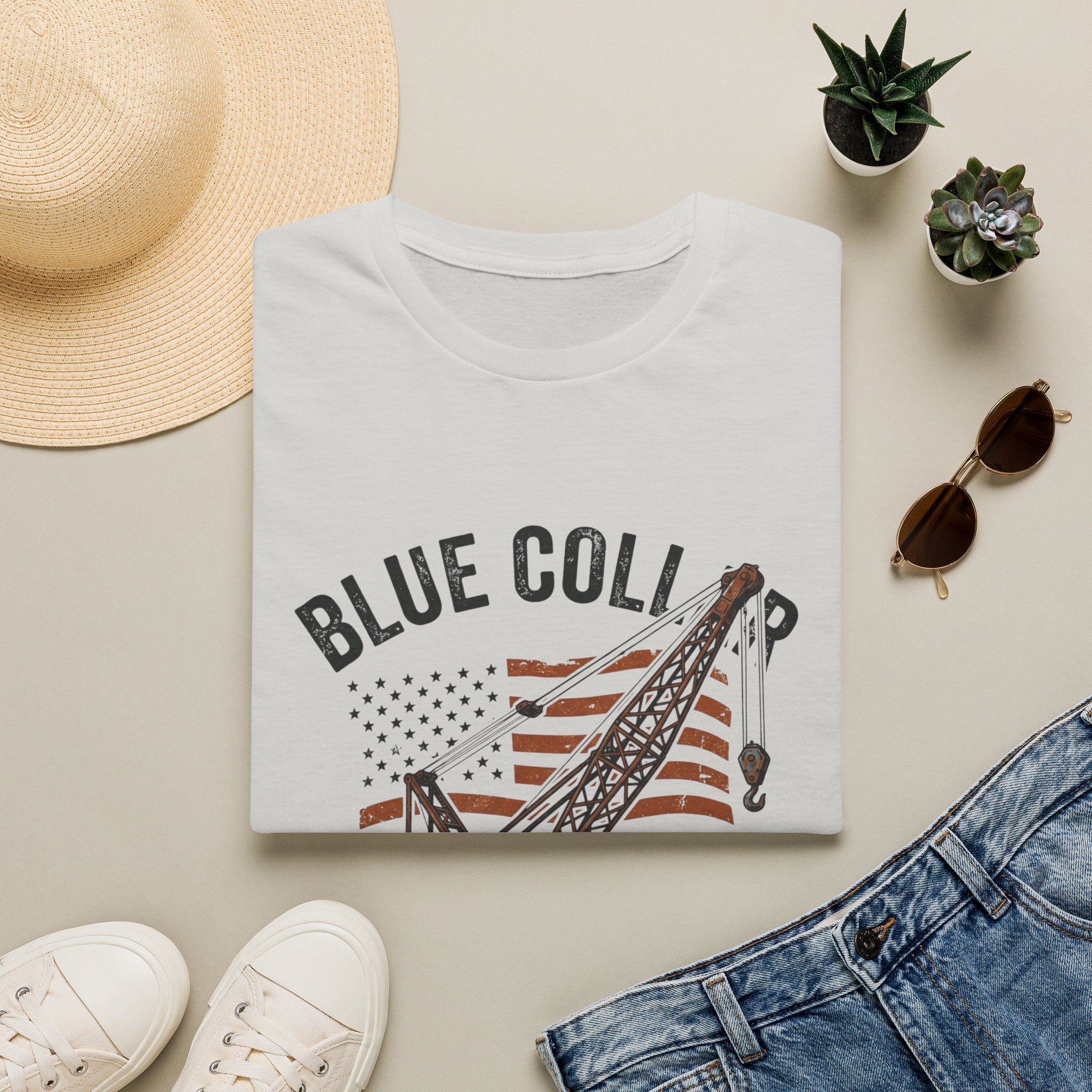 Blue Collar Land of the Grind T-shirt