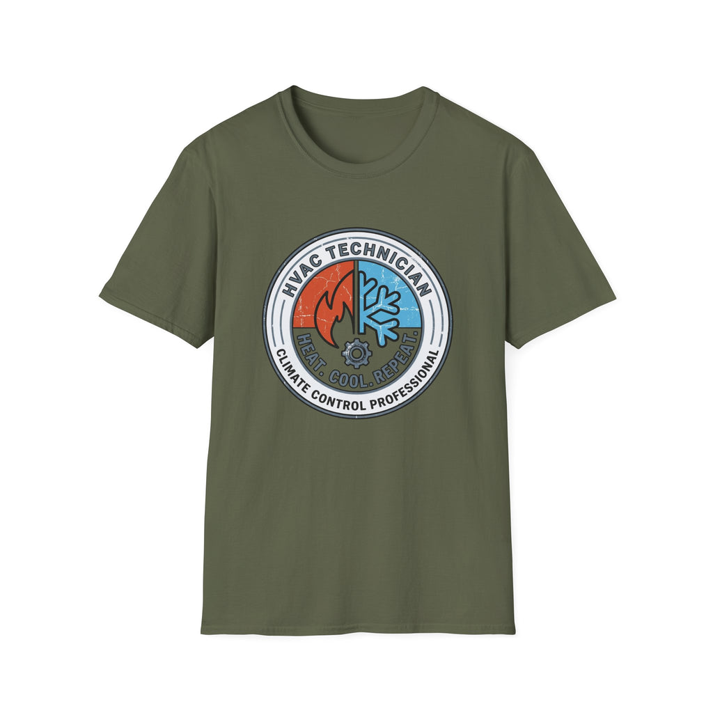 Heat Cool Repeat HVAC T-shirt