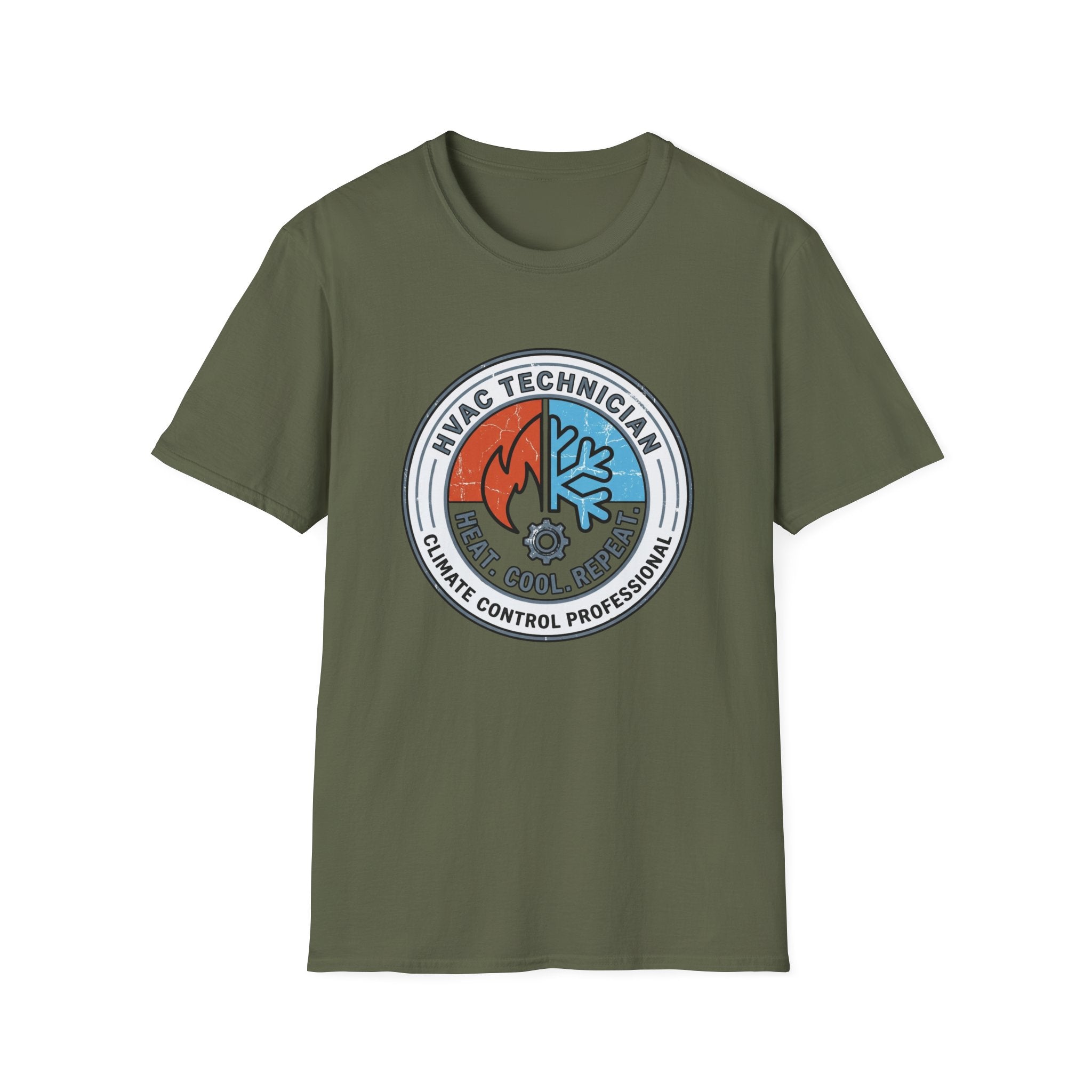 Heat Cool Repeat HVAC T-shirt