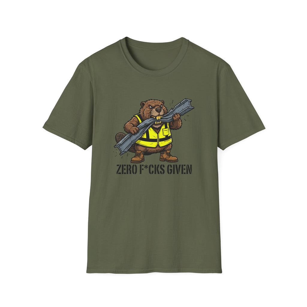 Industrial Beaver Zero F*ck T-shirt