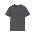 Excavator Line Art T-shirt